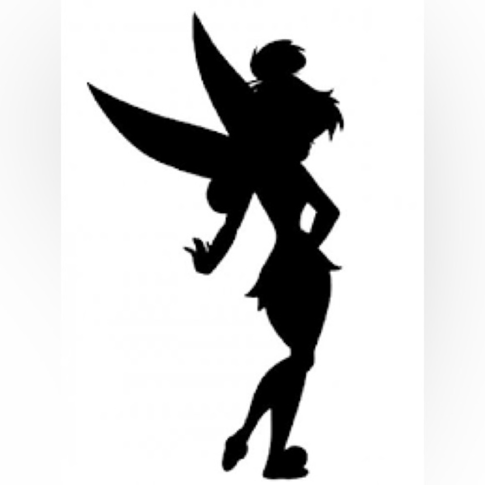 Tinker bell custom wine glass